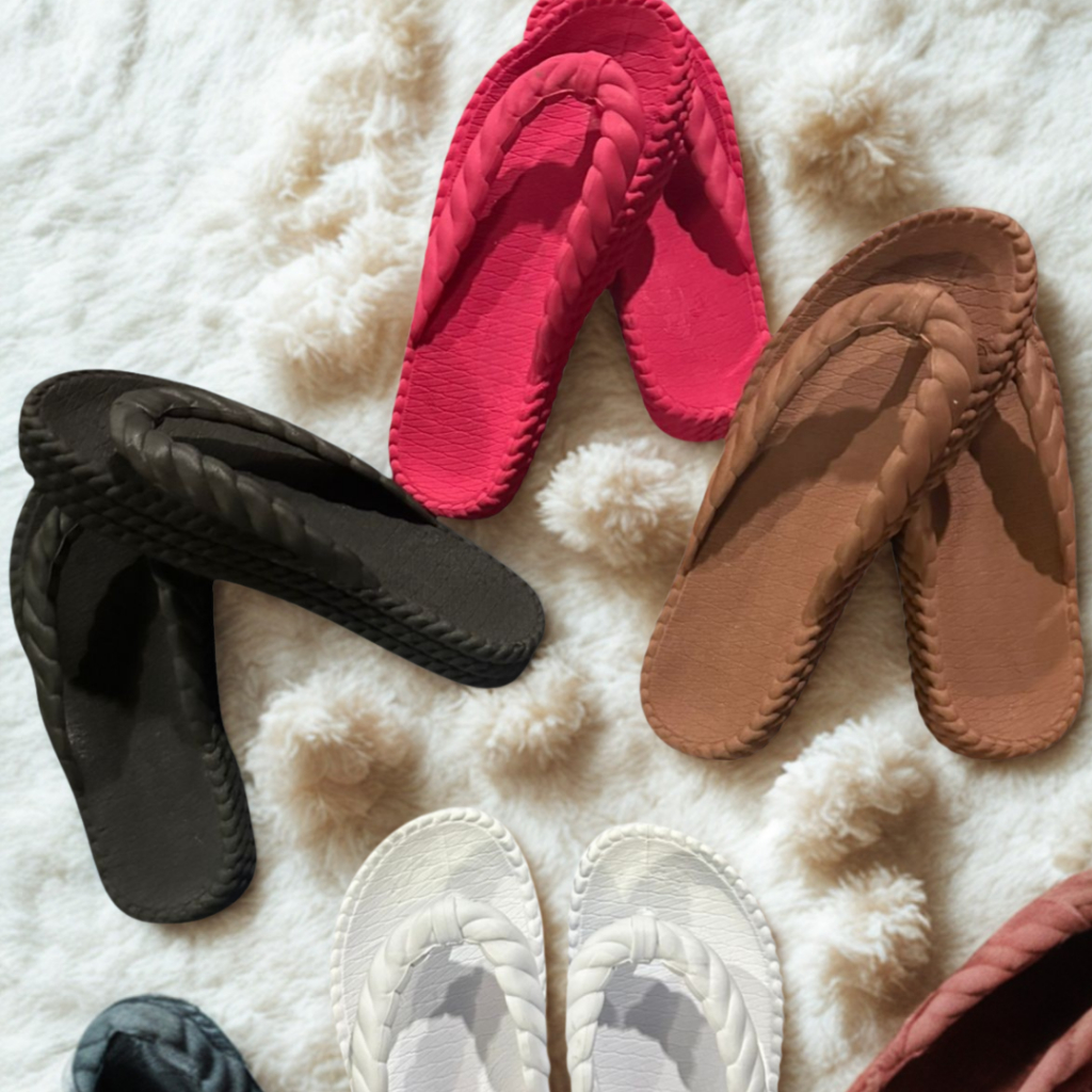 Chinelo Slide Feminino 3 Tranças Confortável Anatômico Plataforma Nuvem Leve Ortopédico