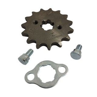 Pinhao 15 Dentes + Trava 02 Parafuso Honda Biz 100 1998 Ate 2005 Aço 1045 em Oferta na Shopee