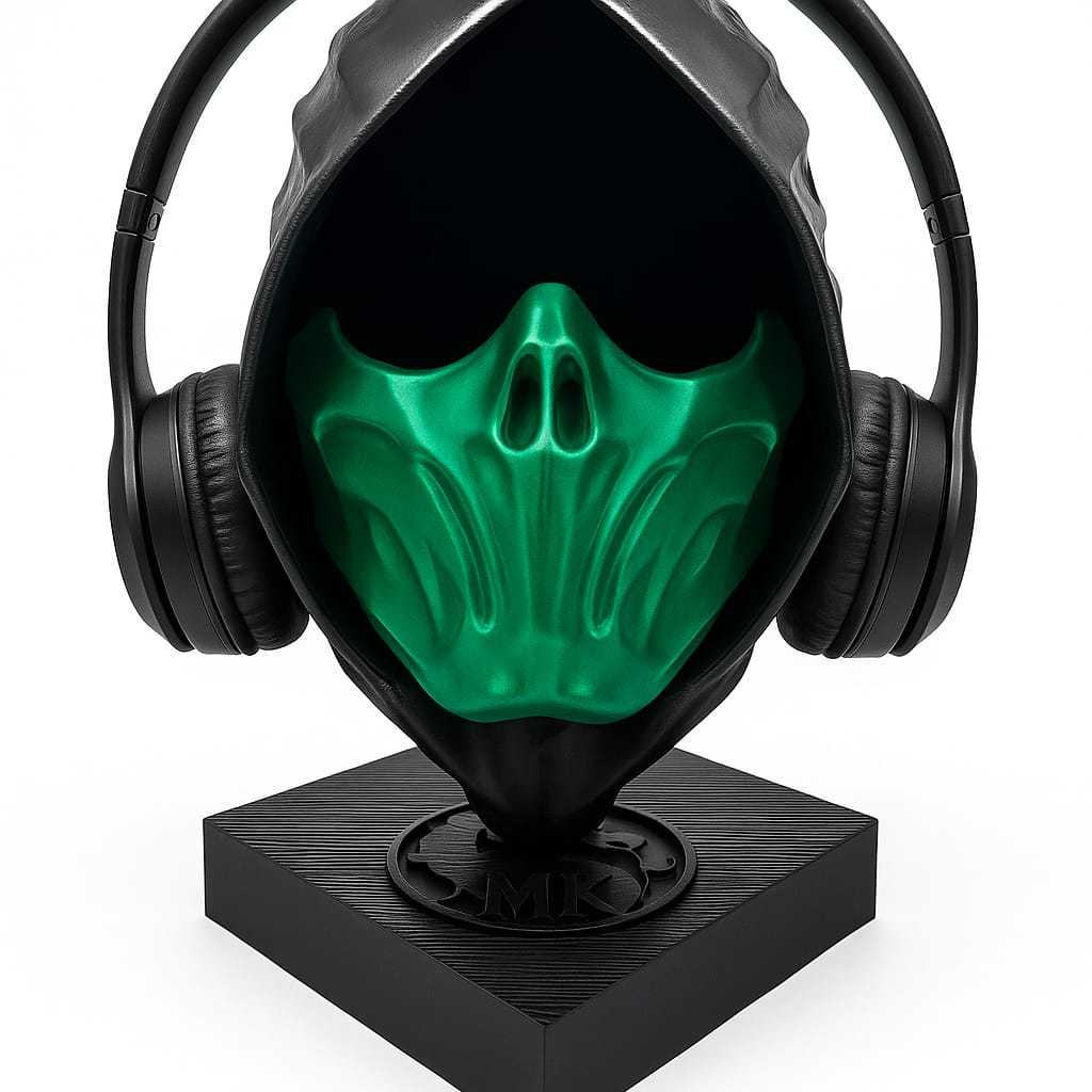 Suporte Para Headset Fone De Ouvido Gamer réptil Mortal Kombat