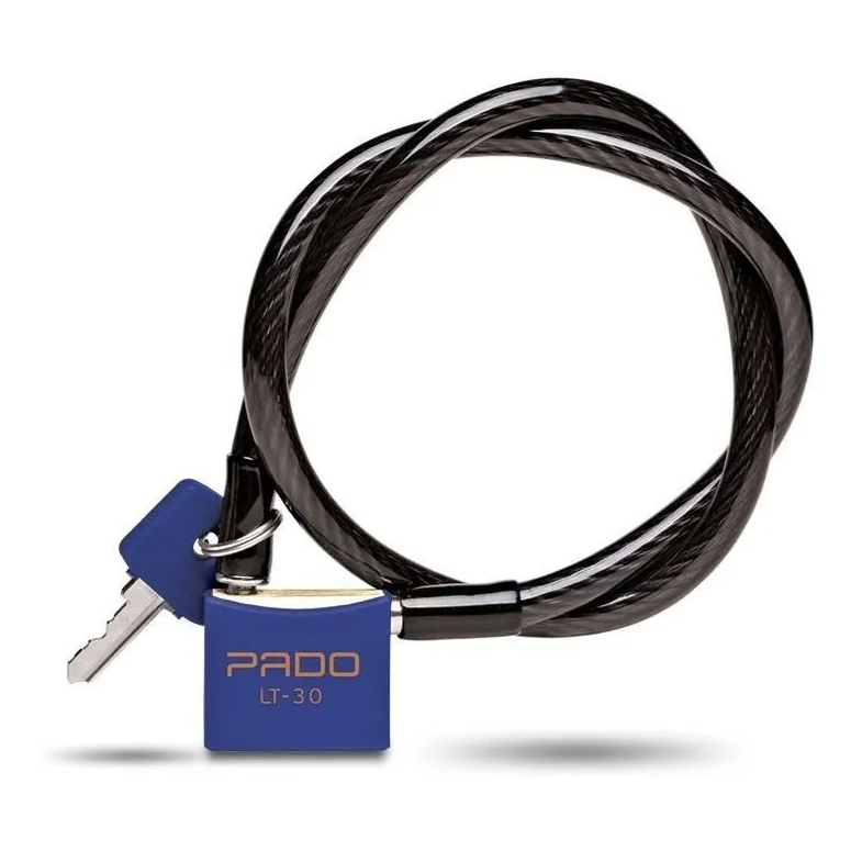 Cadeado Para Bicicleta Bike Pado Lt 30mm Cabo De Aço 600mm
