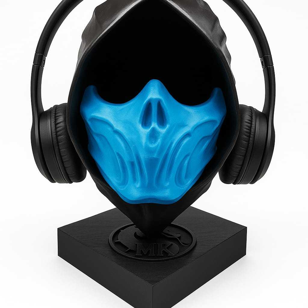 Suporte Para Headset Fone De Ouvido Gamer sub zero Mortal Kombat