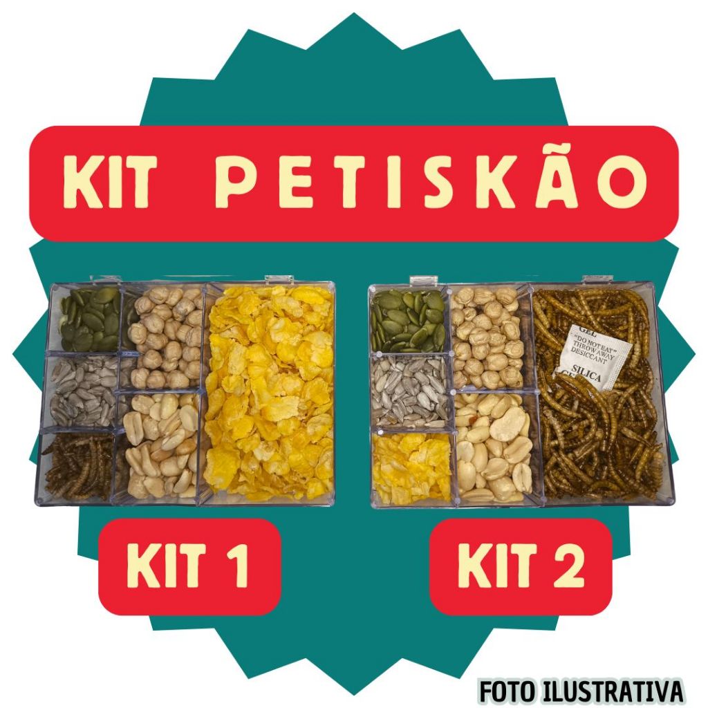 Kit Petiskão para roedores