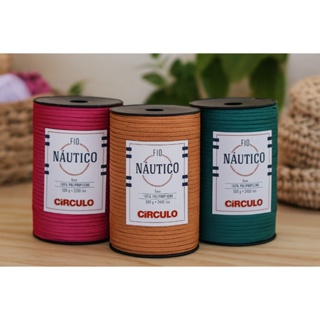 Fio Náutico 5mm Círculo – Para Bolsas, Cestos, Tapetes e Decoração em Oferta na Shopee