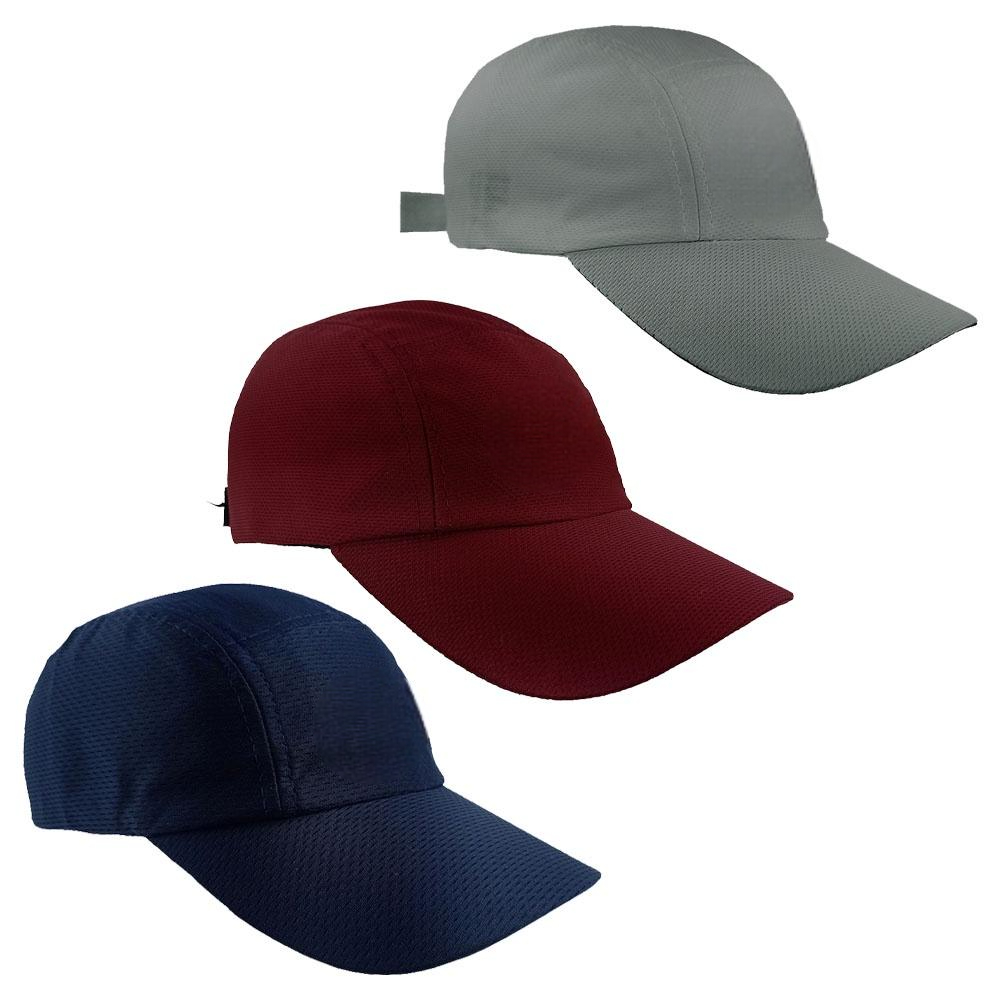 Kit 3 Bonés Esportivo Feminino, Masculino De Aba Curva, Esportivo, Fitness, Musculação em Oferta na Shopee