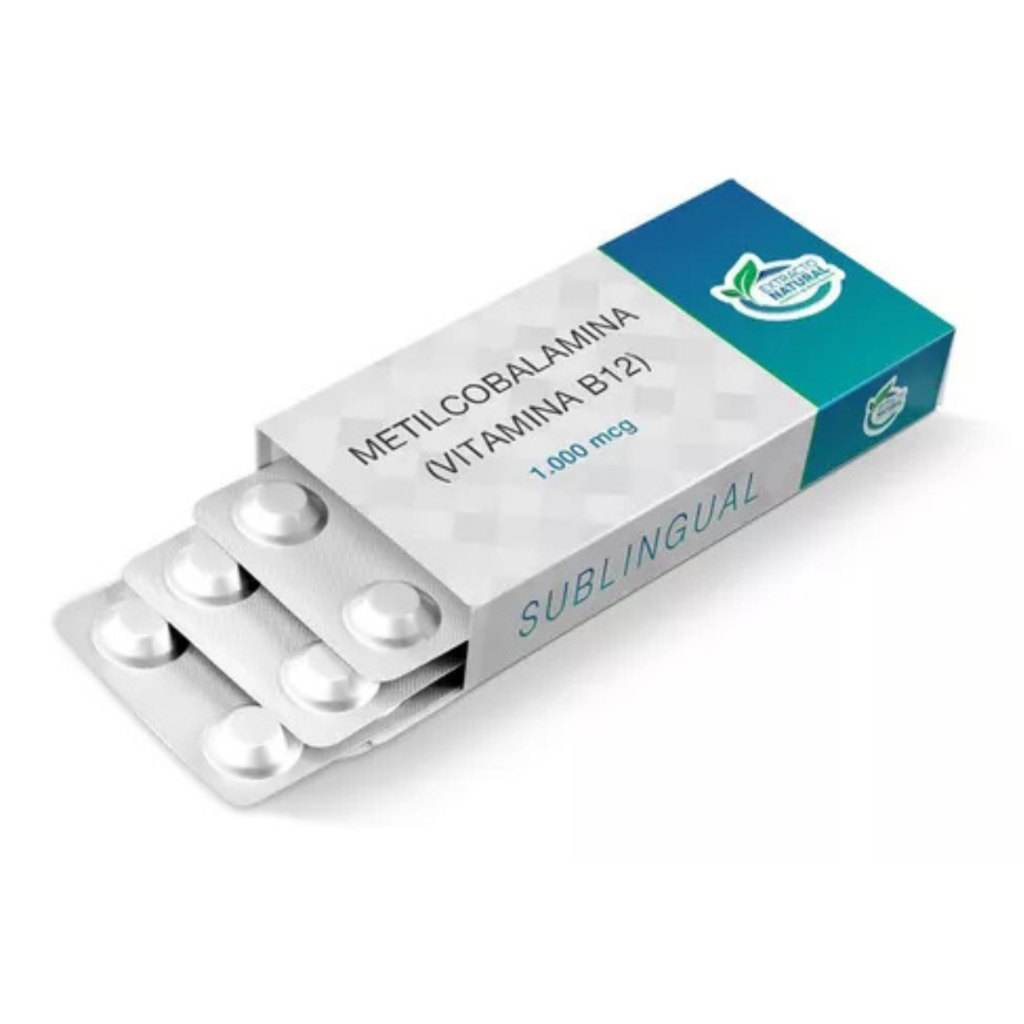 Metilcobalamina vitamina B12 1000mcg Extracto Natural