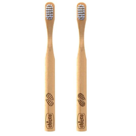 Escova de dentes em bambu CHICCO 3 anos + em Oferta na Shopee
