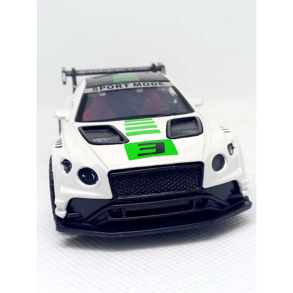 Miniatura  Bentley Continetal GT3 1:36 metal Diecast colecionável