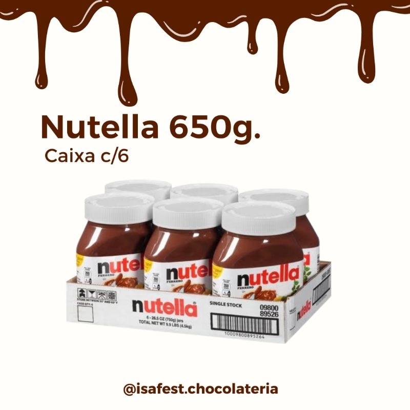Caixa de Nutella 650g - Comprar com Melhor Preço em Lanches