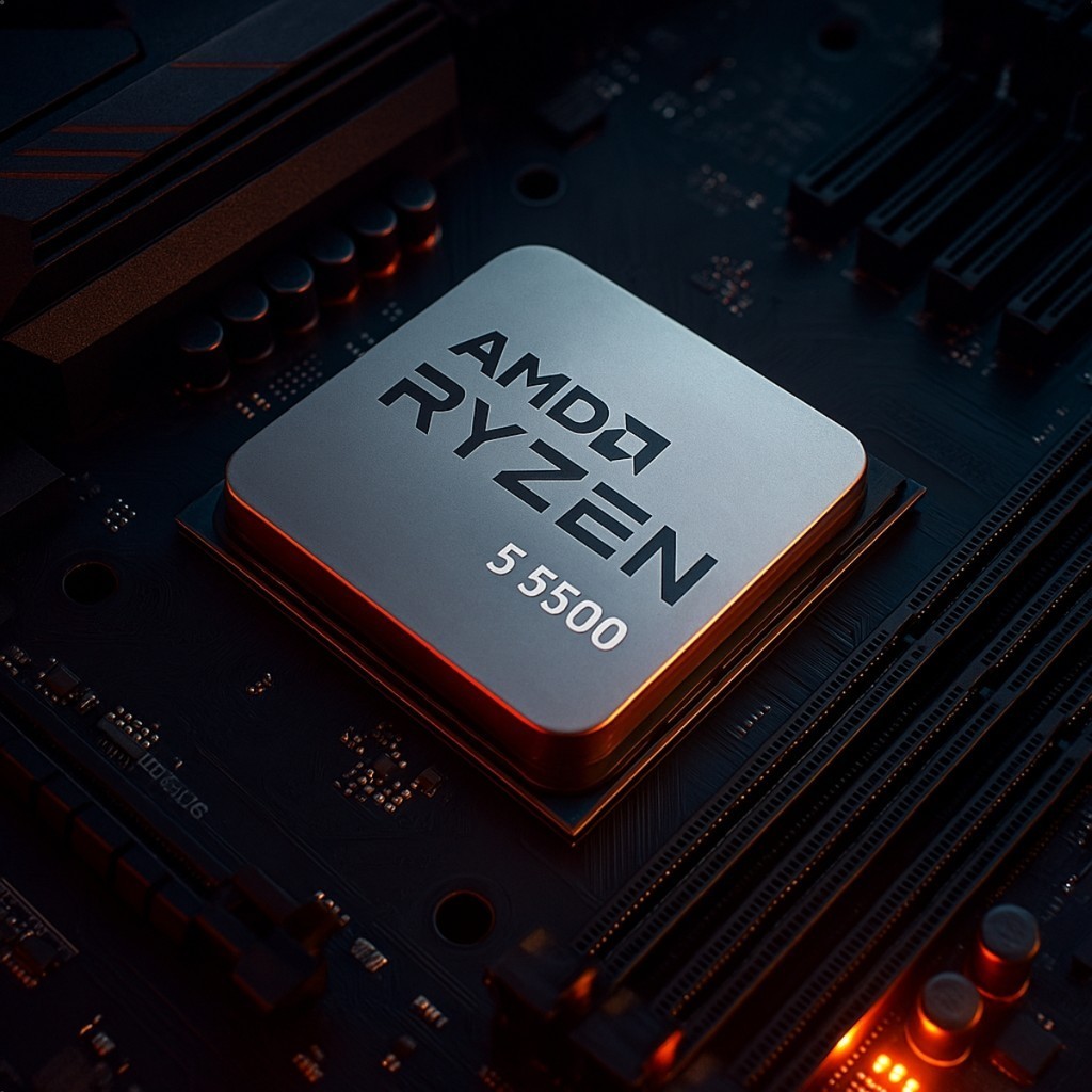 Processador AMD Ryzen 5 5500, 3.6GHz, Cache 16MB, Hexa Core, 12 Threads, AM4 - Sem Cooler Box