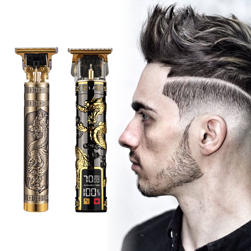 Cortador de Cabelo Profissional para Barba Tela LED Design Premium -K4/K5 em Oferta na Shopee