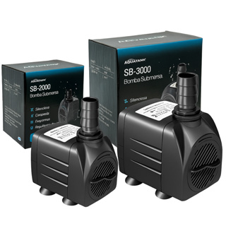 Bomba Motor Submersa 3000l/h ou 2000l/h Aquatank 3000 Litros Por Hora Aquario Fonte Lago Eleva Agua em Oferta na Shopee