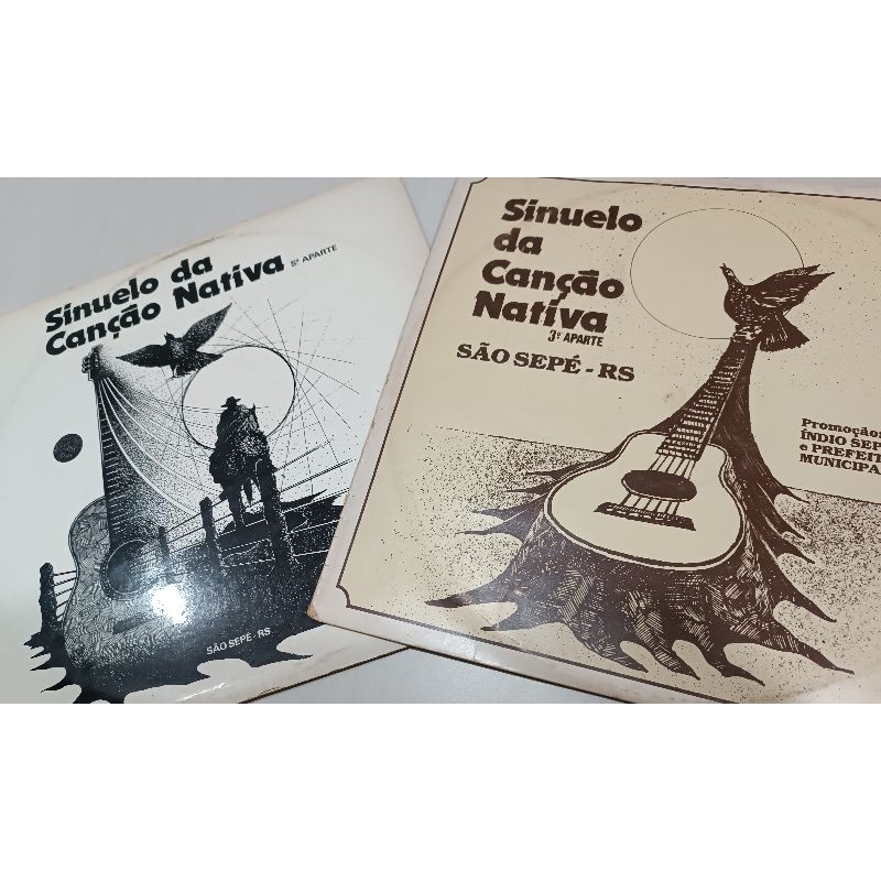 Vinil LP Sinuelo da Canção Nativa - 3⁰ 5⁰ aparte 👉👉 Rui Biriva - João de Almeida Neto - Joni Cavalheiro - Beto Pires -
