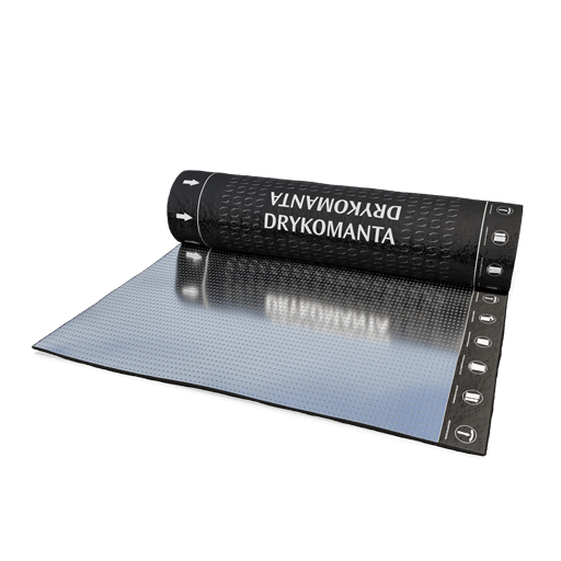 Manta Asfaltica Aluminizada de 3mm Dryko Vedatudo Poliester 1m x 5m Maçarico