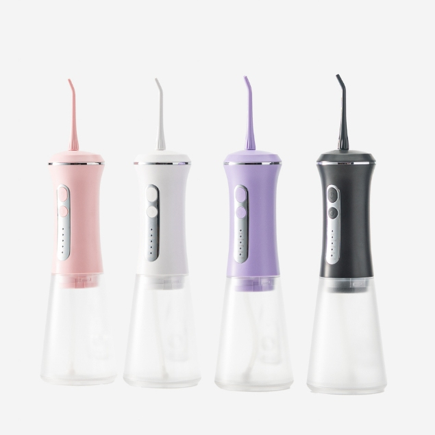 Irrigador Oral Fio Dental 350ml Recarregável Portatil com 5 Modos DIY E Dicas Para família ou viagem FLD1117