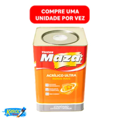 Tinta Acrílica Ultra Maza – 18L Cores