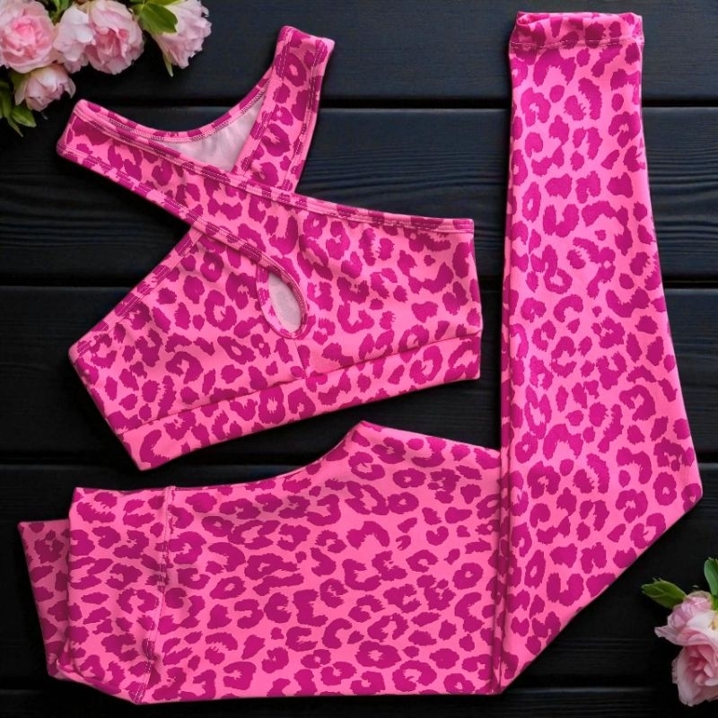 Conjunto De Academia Calça E Top Feminino Fitness em Oferta na Shopee