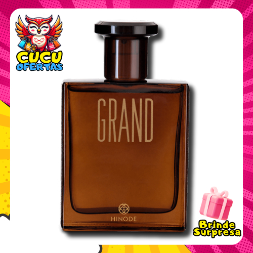 Perfume Masculino Grand ORIGINAL Hinode 100ml com BRINDE SURPRESA | Deo Colônia Aromático Envolvente Elegante Duradouro