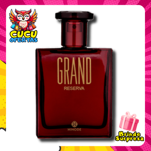 Perfume Masculino Grand Reserva ORIGINAL Hinode 100ml com BRINDE SURPRESA | Deo Colônia Aroma Marcante Alta Fixação