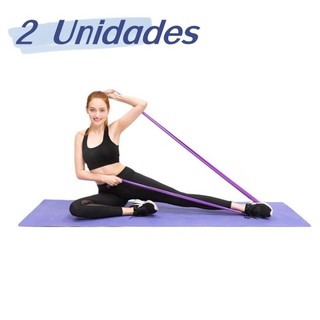 Kit 2/5/10 Elástico Treino Mini Band Faixa Elástica Thera Band Elástico Extensor Fisioter…
