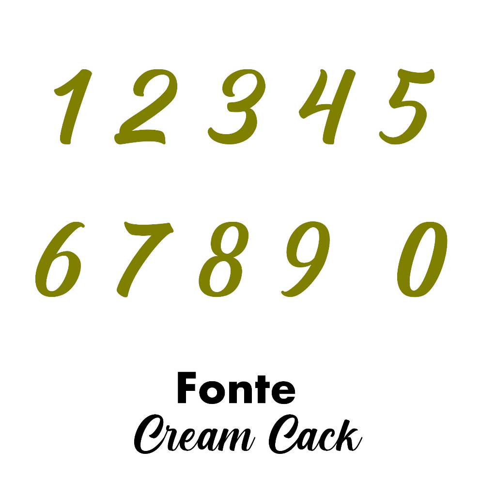 Números em Lamicote Dourado 3cm e 4cm – 30 unidades – Apliques Personalizados para Scrapbook  Festa e Lembrancinha