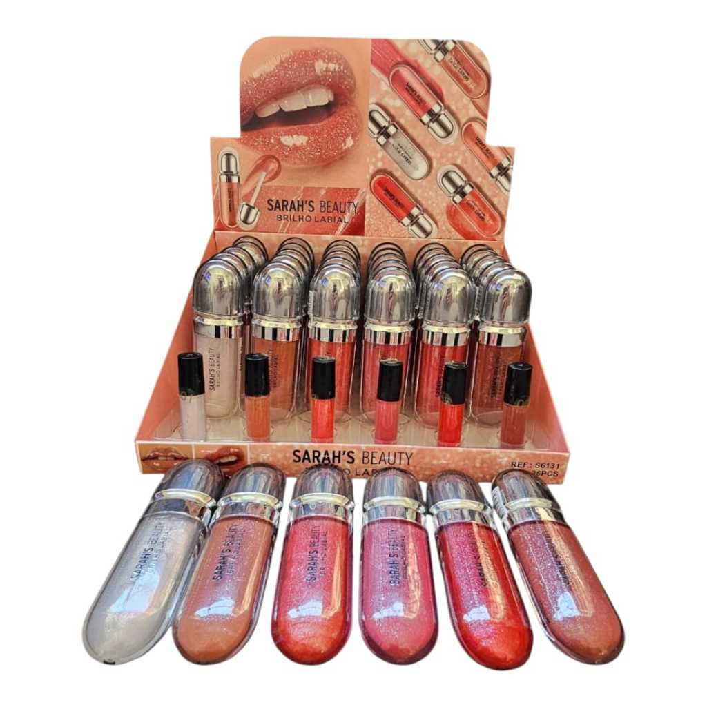 BOX Gloss Brilho Labial Intenso Sarah's Beauty Box