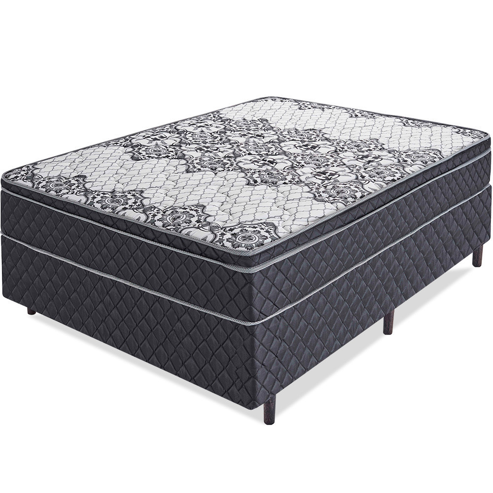 Cama Box Casal Colchão Molas Ensacadas Pillow 138x188x57cm BF Colchões em Oferta na Shopee