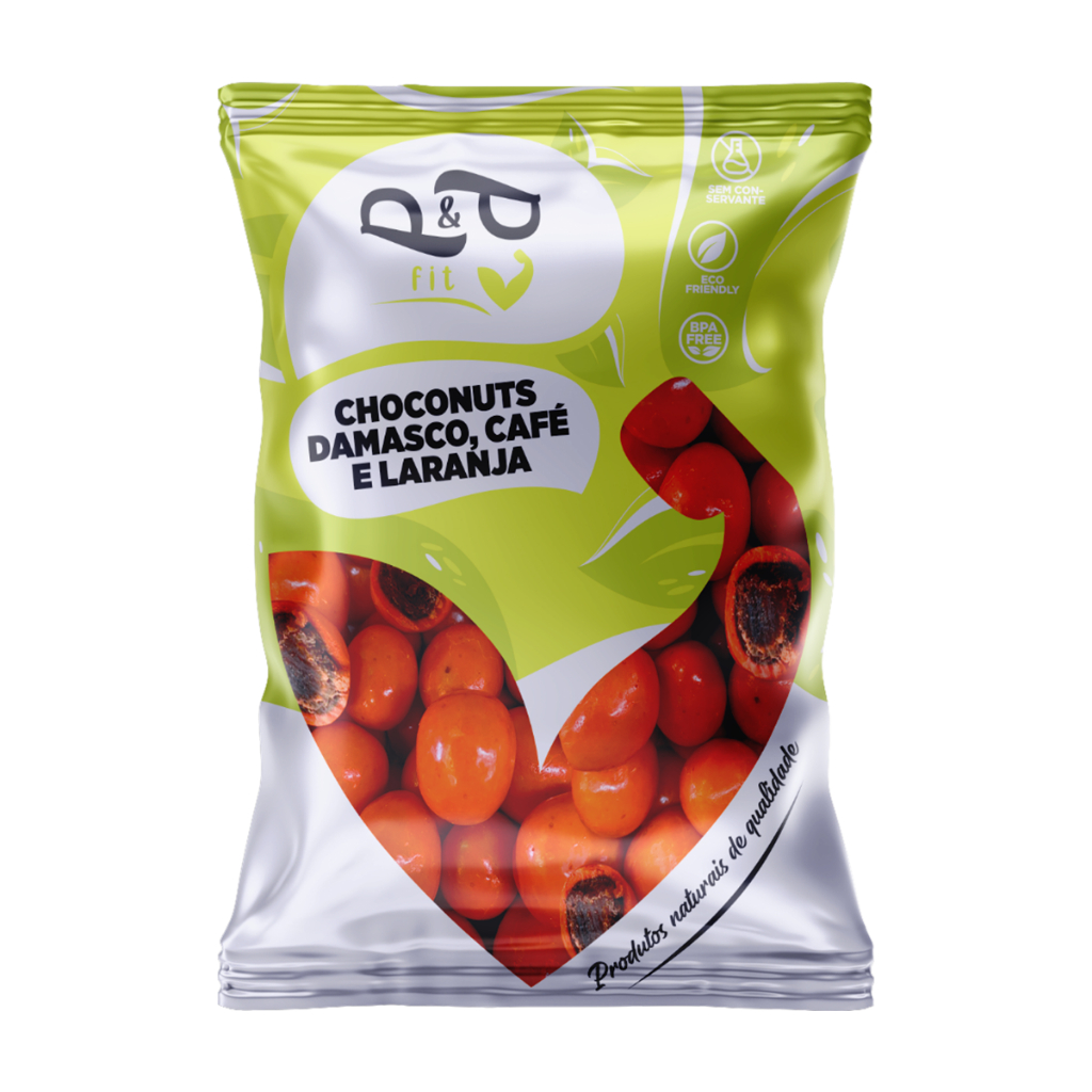 Choconuts P&P Damasco Chocolate Café e Laranga 250g Drageado em Oferta na Shopee