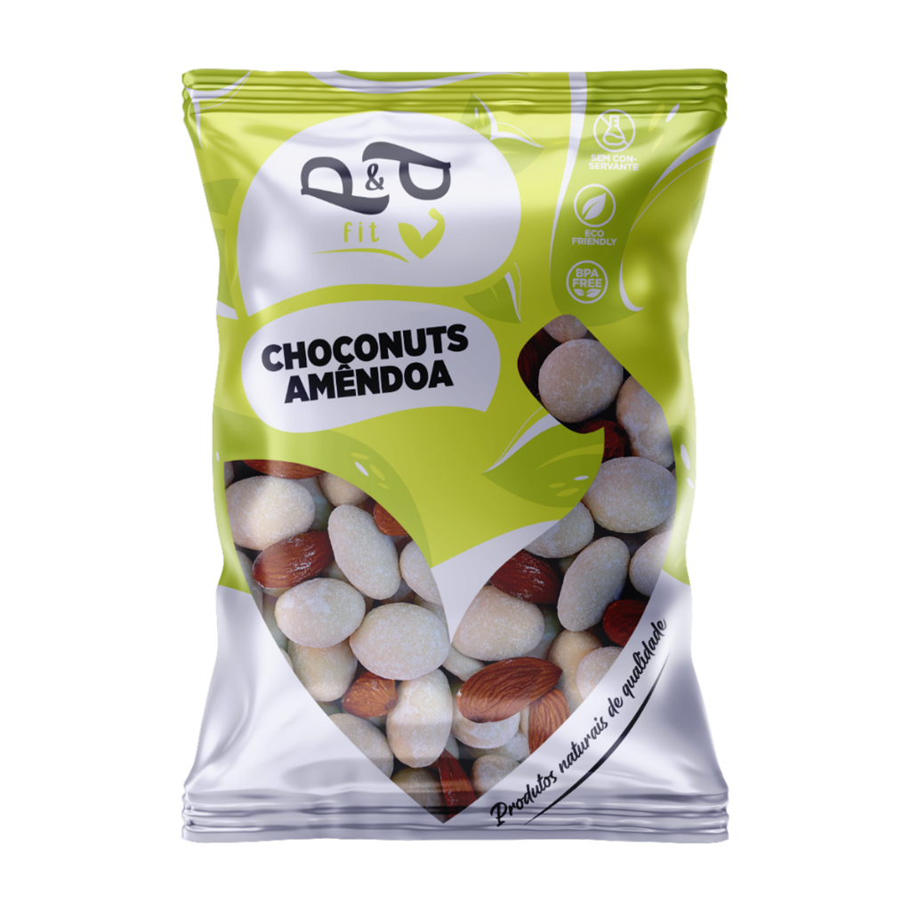 Choconuts P&P Amêndoa Chocolate Branco Drageado