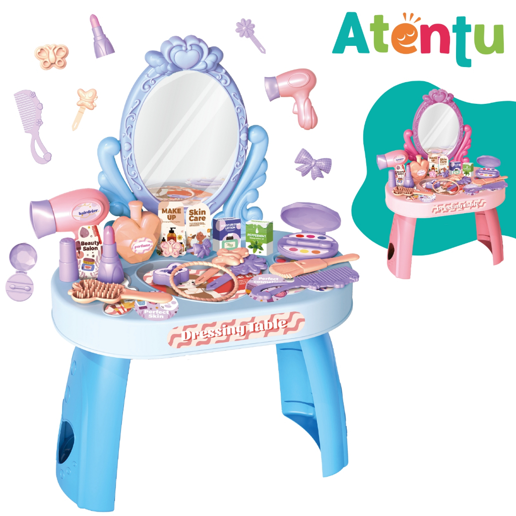 Penteadeira Infantil Princesa com Acessórios Menina Maquiagem Faz de Conta em Oferta na Shopee