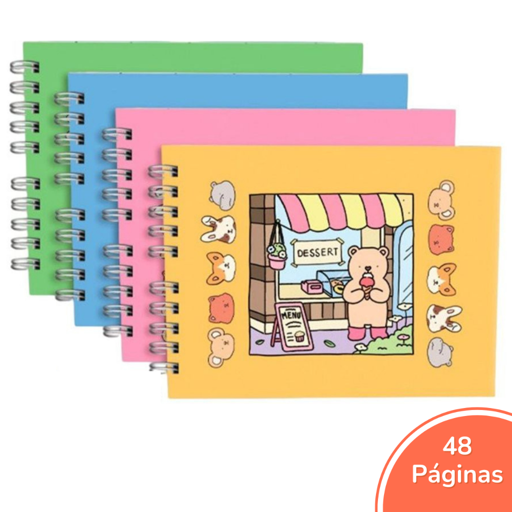 Kit Livro de Colorir 48 Páginas Coloring Book Atividade Divertida Capa Cores Sortida Envio Imediato