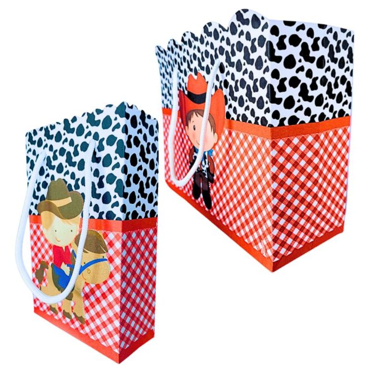 Sacolinha Personalizada Fazendinha Vermelha Sacolinhas para Lembrancinha de Aniversário Infantil Sacolas Envio Rapido