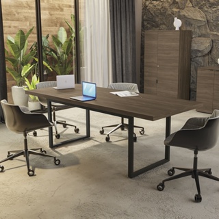 Mesa De Reunião Kappesberg Frame Munique 220cm em Oferta na Shopee