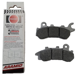 PASTILHA DE FREIO CARGO / TITAN / FAN 160 2018 ATÉ 2024 CBS  DE ARAMIDA DIANTEIRA em Oferta na Shopee