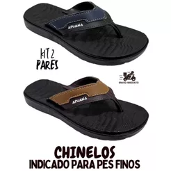 KIT 2 Pares Chinelo Infantil Menino Detalhe Sandalia Masculino LANÇAMENTO