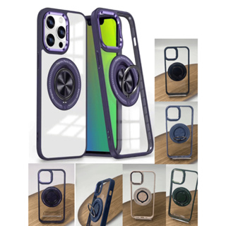 Capa Compatível IPhone Case  11 13  14 15PRO MAX CAPA DE CELULAR TRANSPARENTE MAGNETICA COM SUPORTE DEDO em Oferta na Shopee