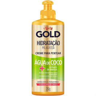 Creme para Pentear Niely Hidratante Água De Coco 250g em Oferta na Shopee