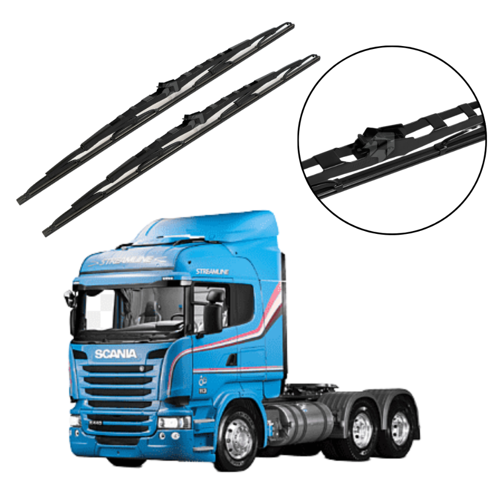 Par Palheta Limpador Scania Serie 4 5 28 Caminhão Limpador