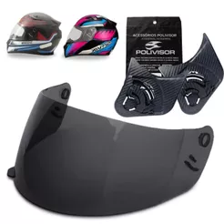 Viseira Ebf New Spark Ezerox E0X + Plate Reparo Fixador