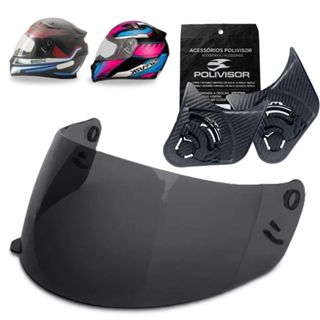 Viseira Ebf New Spark Ezerox E0X + Plate Reparo Fixador em Oferta na Shopee