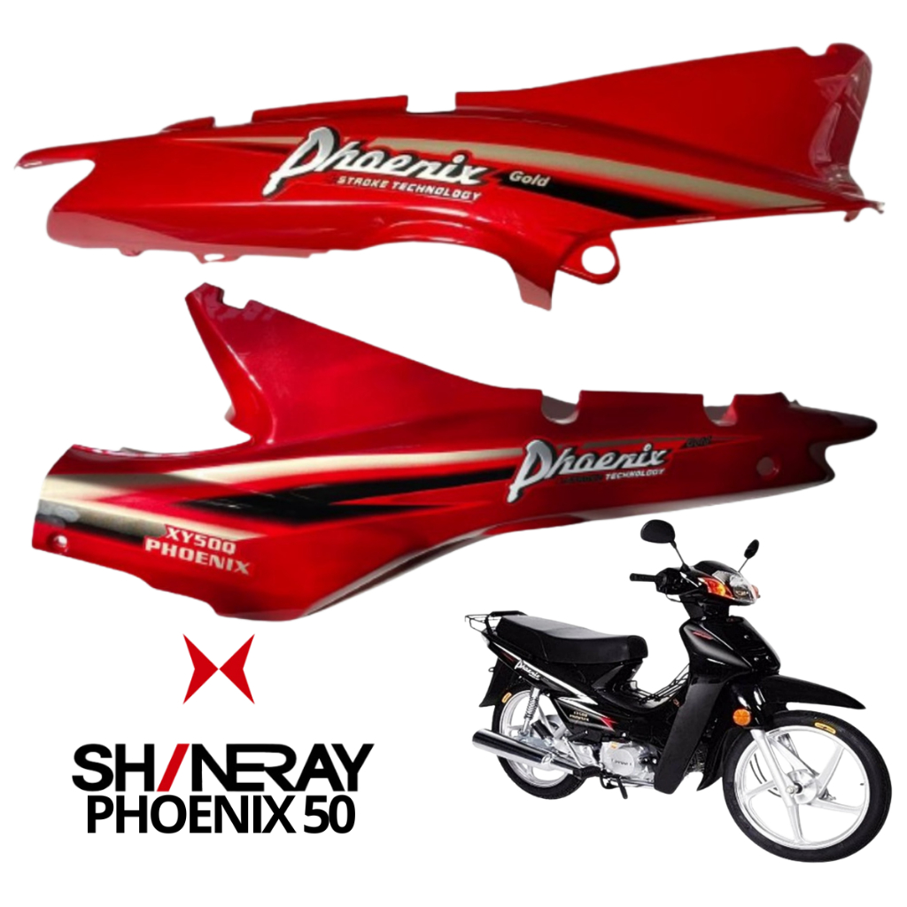 Par Rabeta Shineray Xy 50q Phoenix Gold - Vermelho