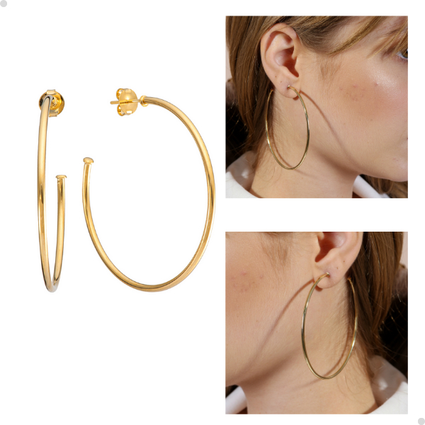 Brinco de Argola Grande Grossa: Onde Comprar | BuscaProdutos