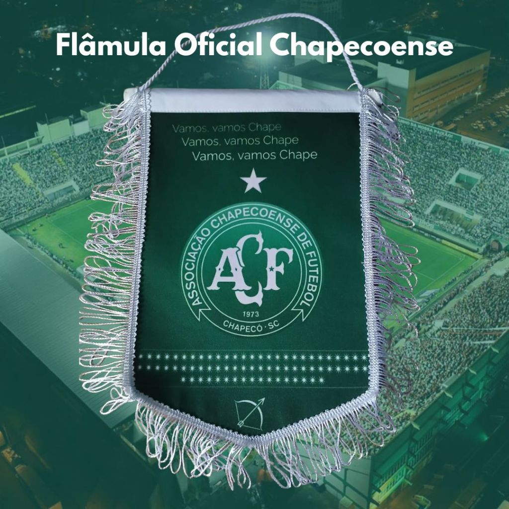 Flâmula Oficial Chapecoense 20x30cm