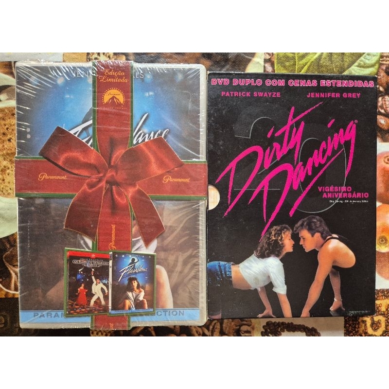 DVD Filme Os Embalos de Sábado à Noite + Flashdance Lacrados + Filme Dirty Dancing Duplo