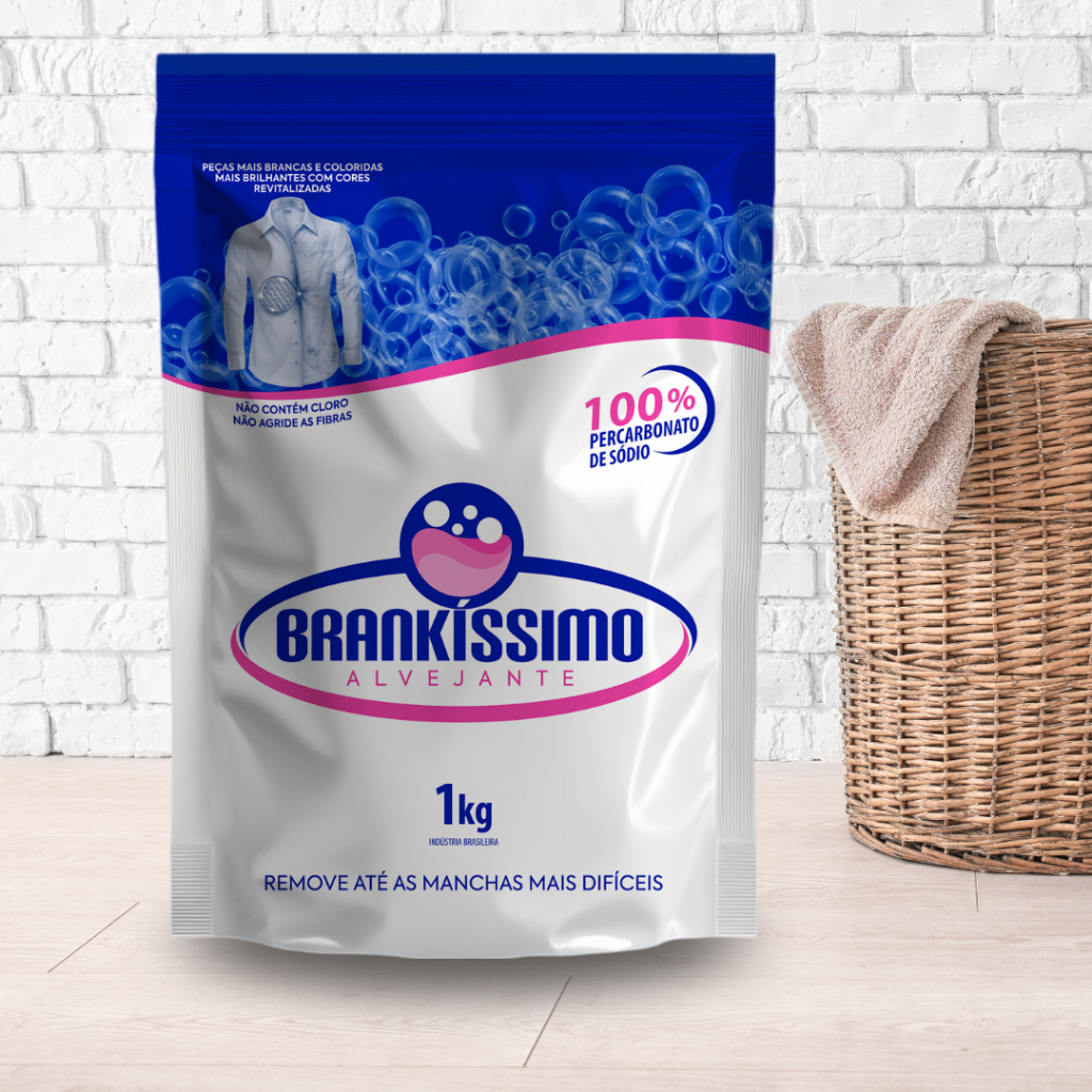 Tira manchas de roupas clareador branqueador alvejante sem cloro em pó tipo vanish