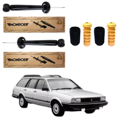 PAR AMORTECEDOR TRASEIRO SANTANA QUANTUM 1986 A 1996 MONROE + KIT