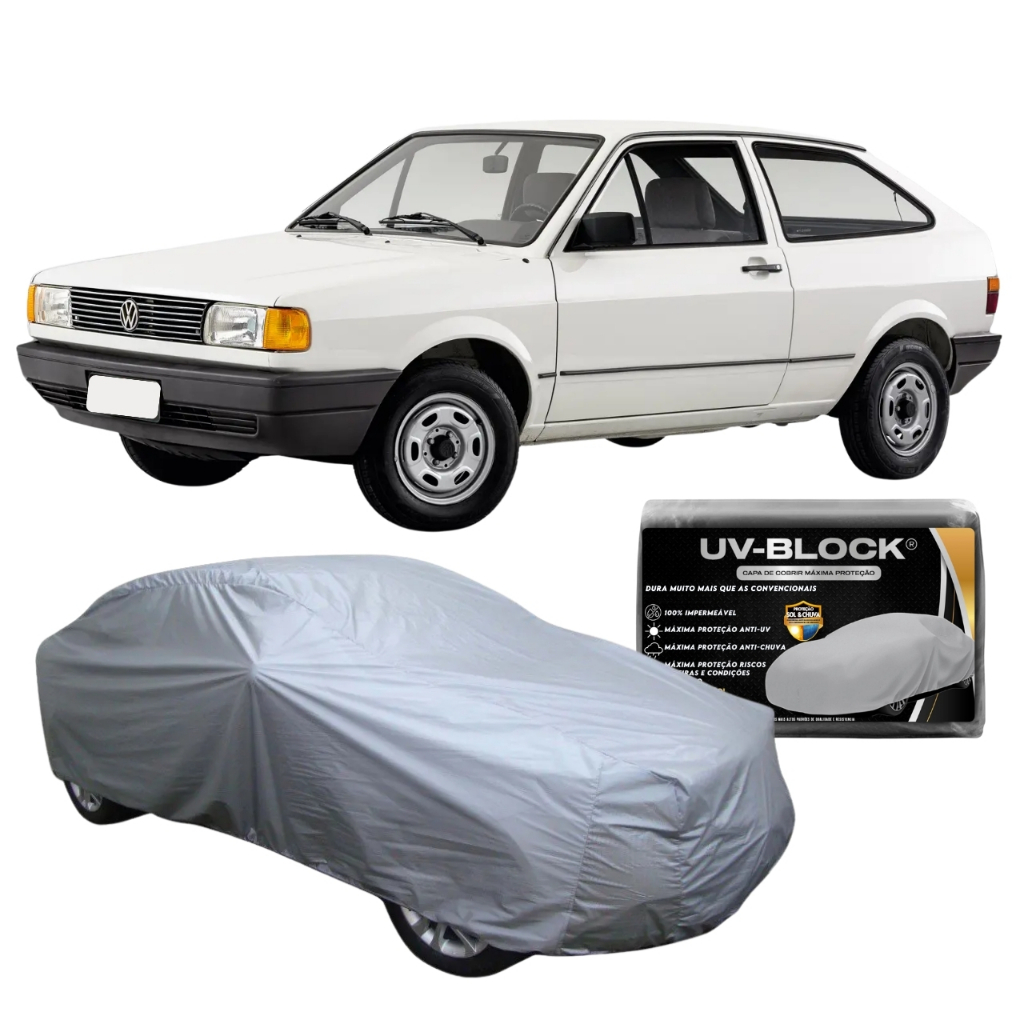 Capa Cobrir Carro Modelo Volkswagen Gol Quadrado - Capa Impermeável Bloqueia Raios UV em Oferta na Shopee