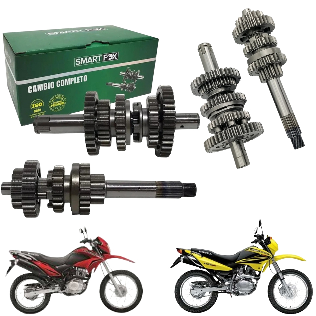 Câmbio Caixa de Marchas Completo Honda Nxr Bros 150 ES 2006 2007 2008 em Oferta na Shopee
