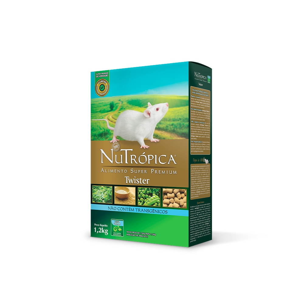 Ração Twister 1,2kg - Nutrópica Super Premium Extrusada