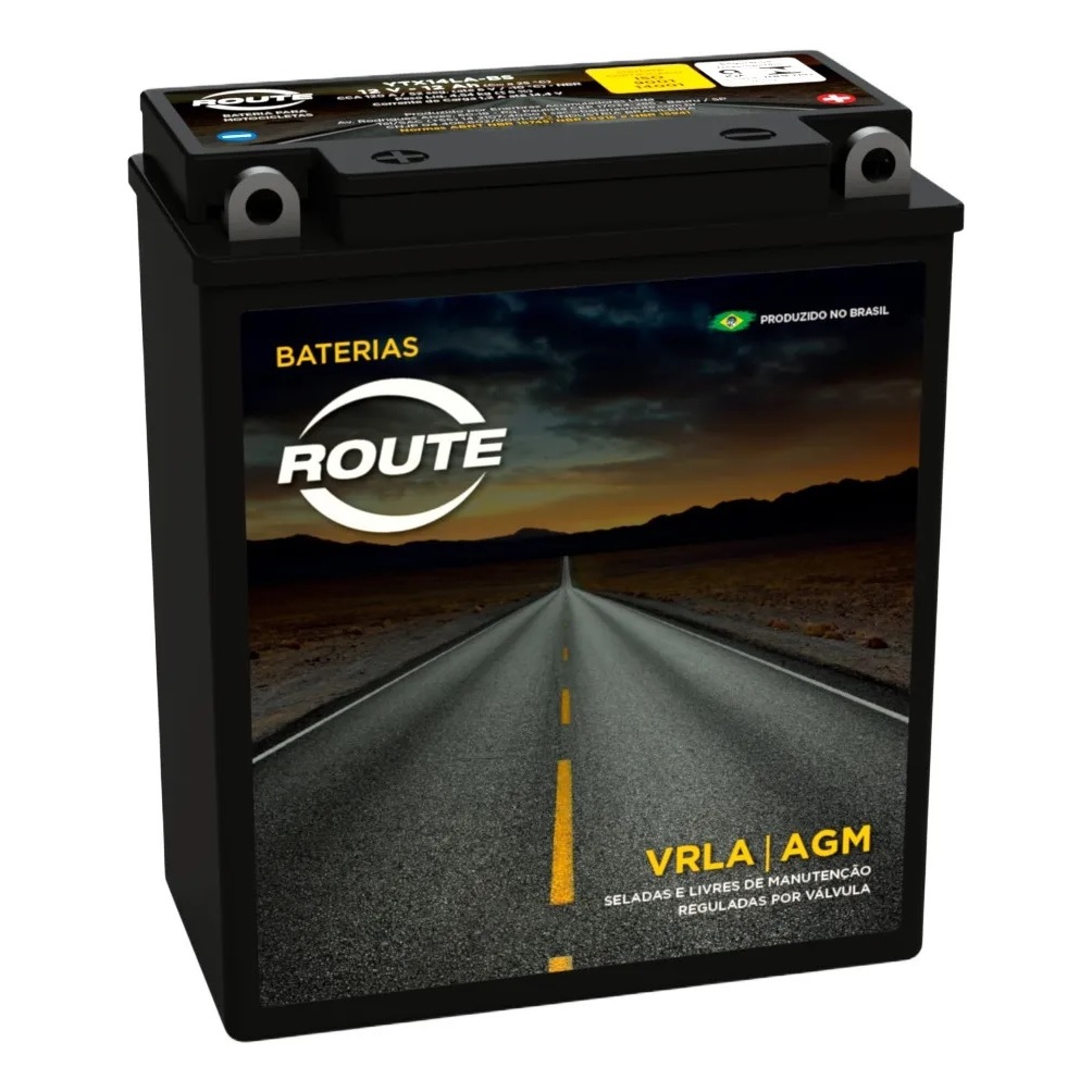 Bateria Moto Route (ytx7l-bs) Shineray Xy 150-5 Max 12v 7ah