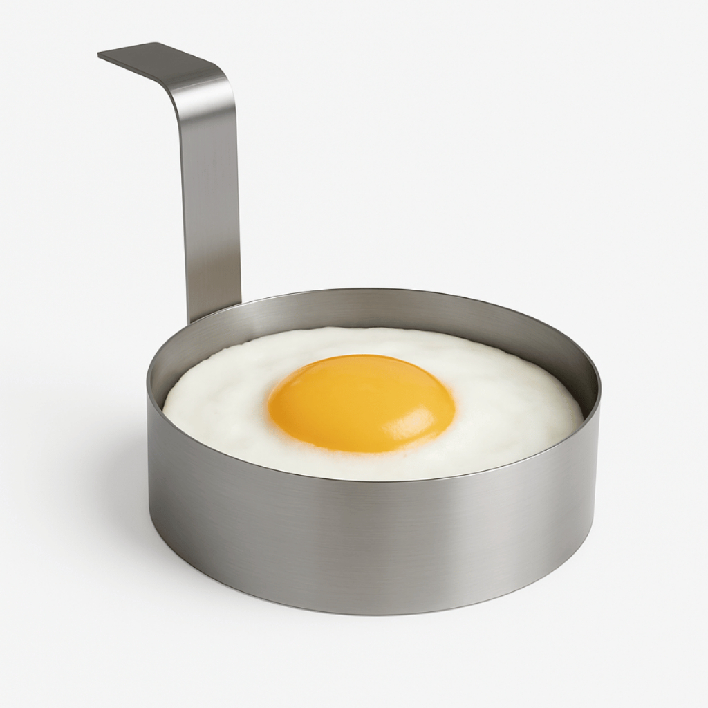 Modelador De Ovo Em Inox Alta Qualidade Ideal Para Fritar Ovos Com Formato Perfeito E Fácil Limpeza em Oferta na Shopee